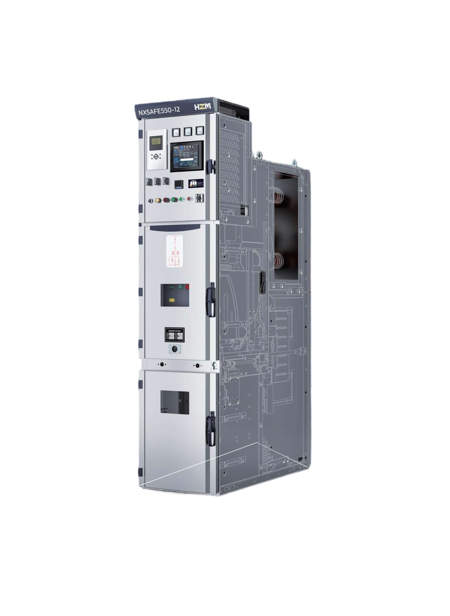NXSAFE-550 Peralatan Suis Tertutup Logam AC Dalaman yang Boleh Dialihkan